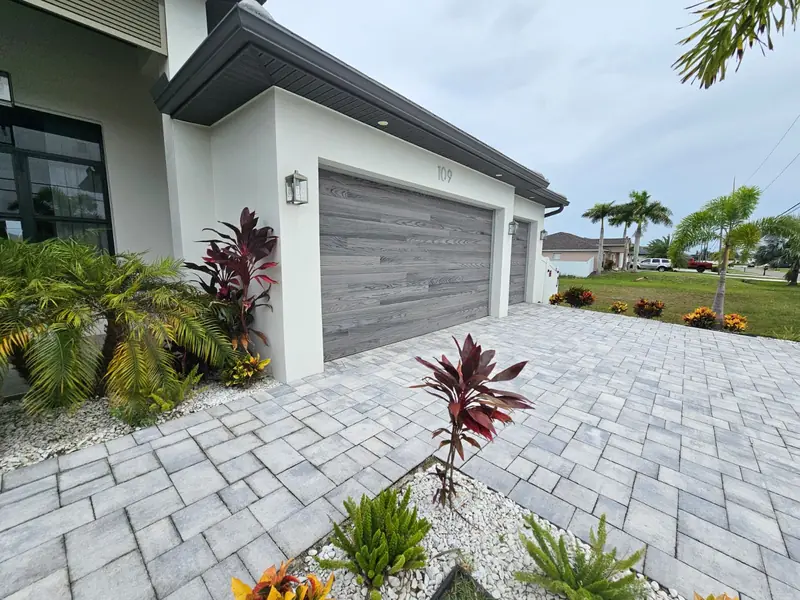 Front of home & garage — LAM Paint Services project (exterior)