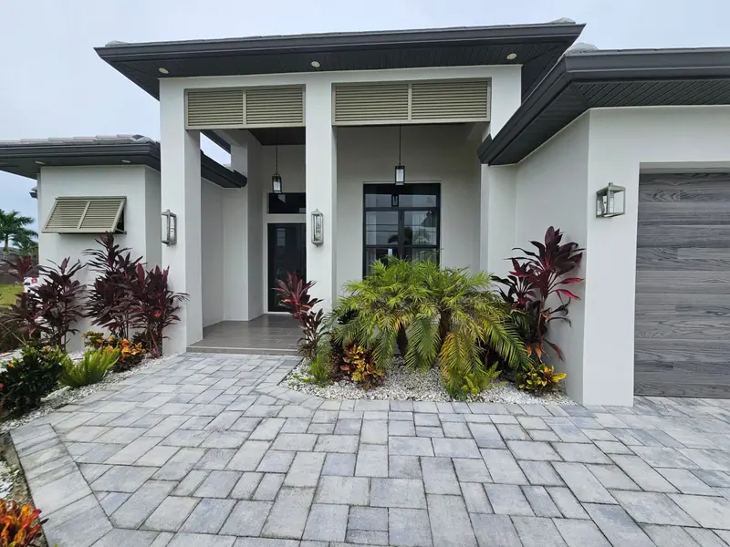 Modern home exterior — LAM Paint Services project (exterior)
